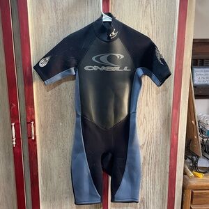 O'Neill Kids Swim Rashguard - Black and Gray